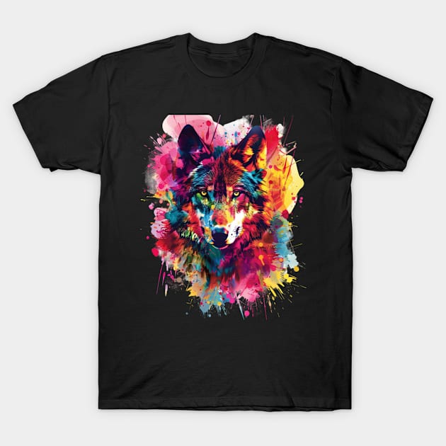 Wolf Behavioral Studies T-Shirt by Merle Huisman